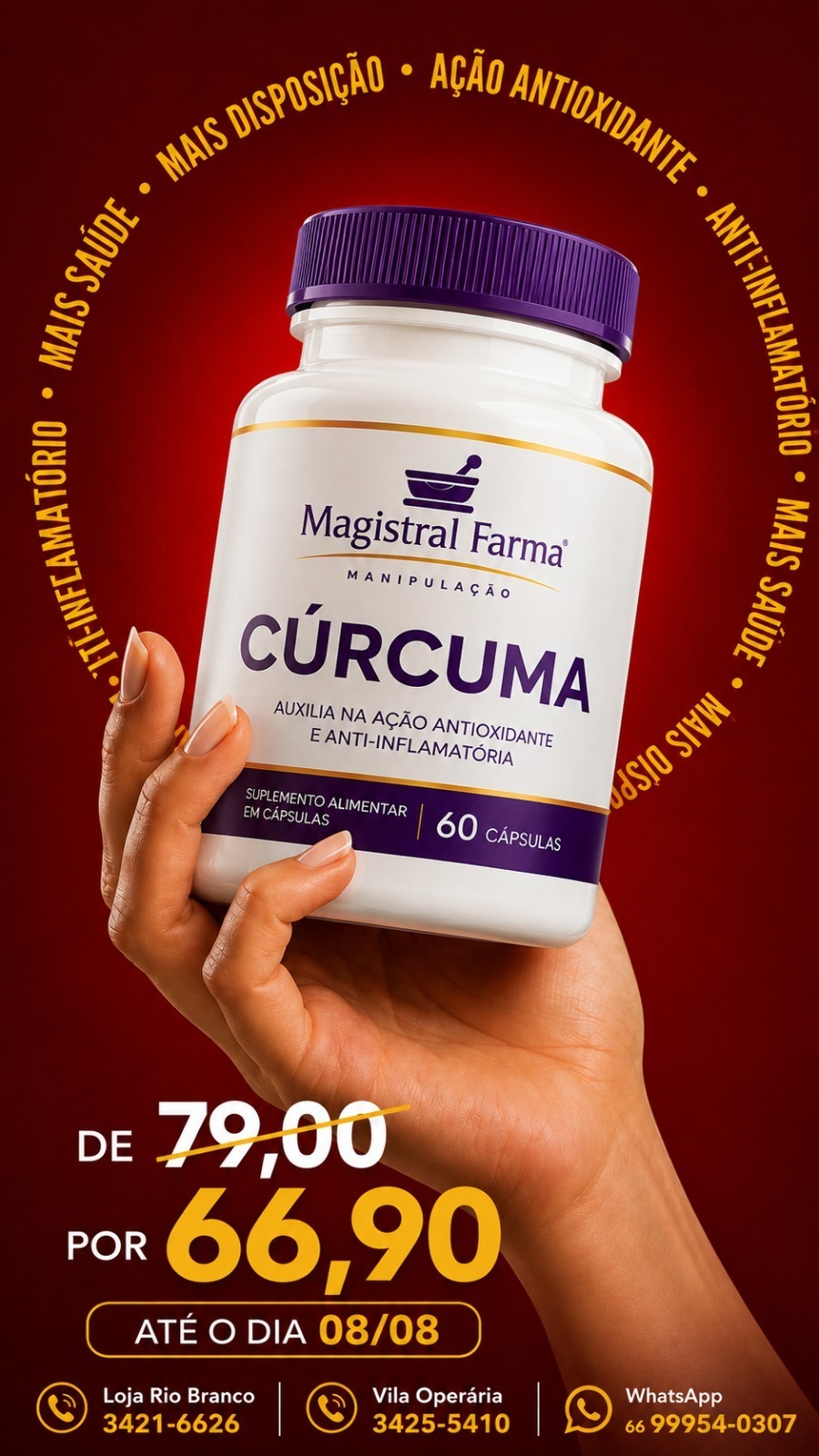 Cúrcuma 60 cápsulas